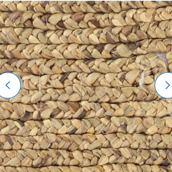 Rectangular Braided BrownWater Hyacinth Placemat - Set of 4GINGER BIRCH STUDIO